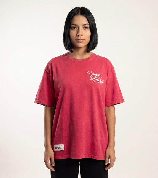 D&D T-Shirt Washed Pink