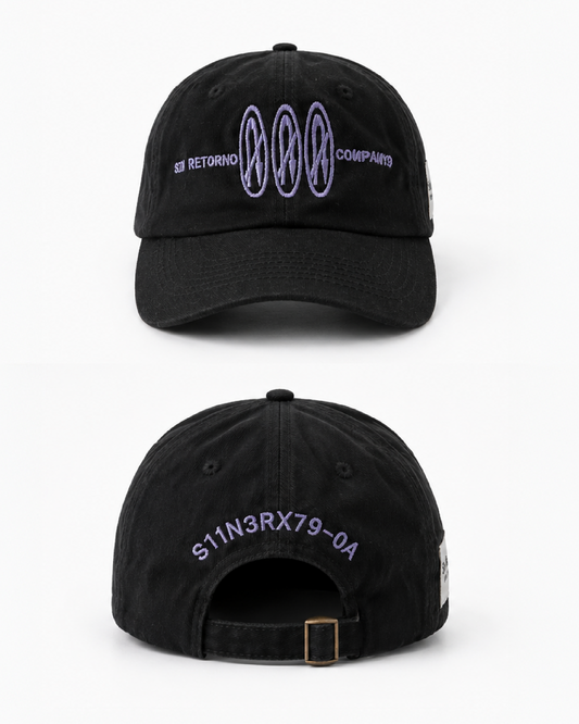 Gorra SINR Negra Lila