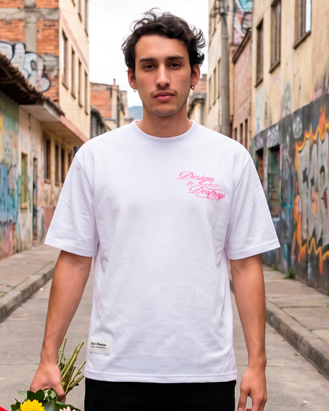 D&D Oversized T-Shirt Blanca