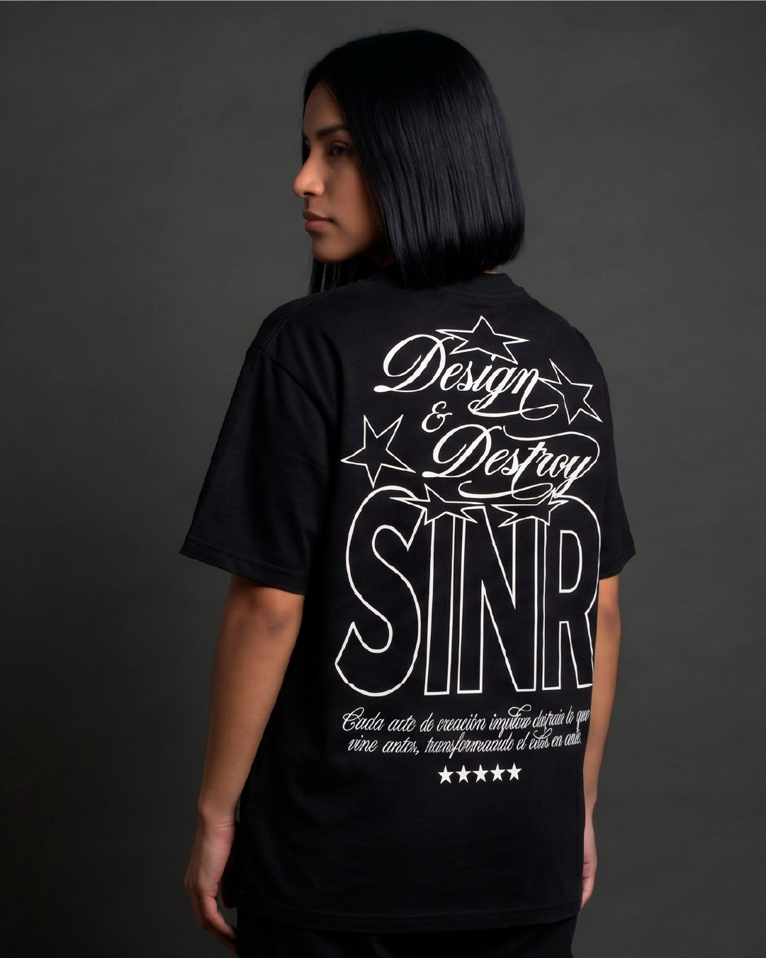 D&D Oversize T-Shirt Negra