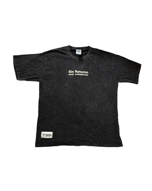 Sin Retorno T-Shirt Negra Washed
