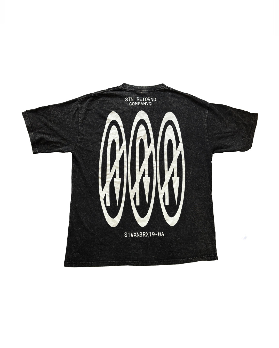 Sin Retorno T-Shirt Negra Washed