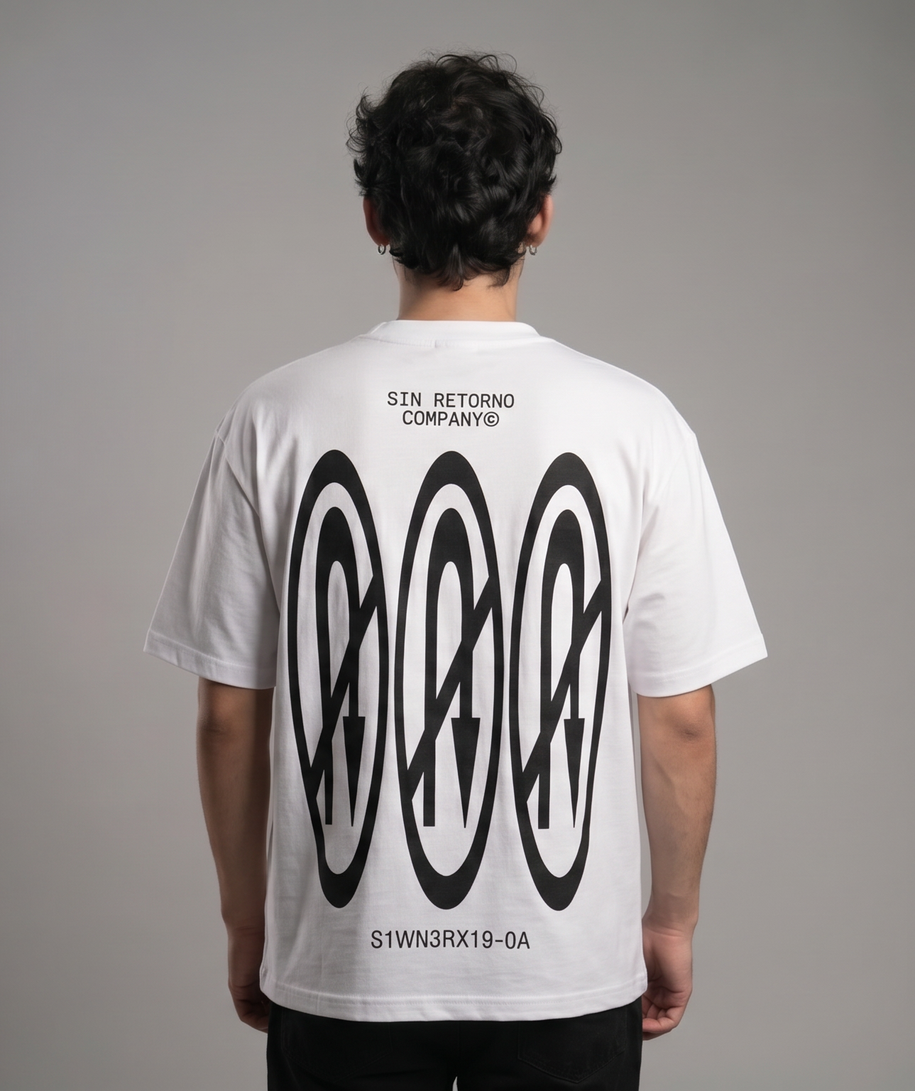 Sin Retorno Oversize T-Shirt Blanca