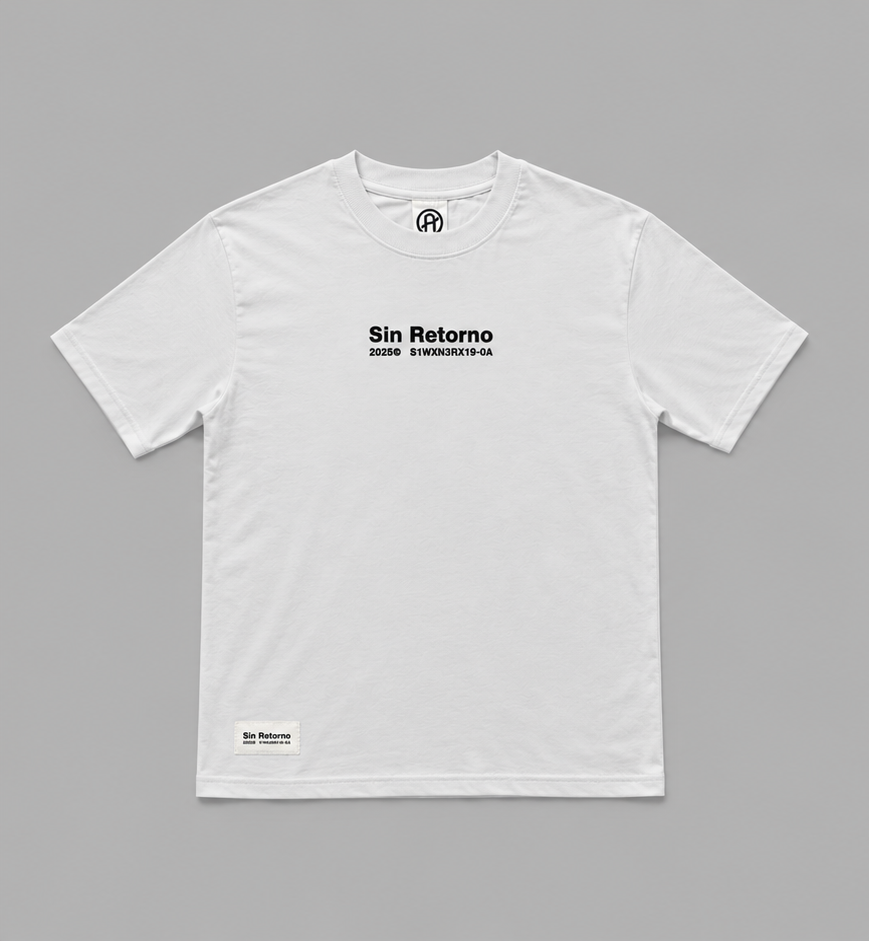 Sin Retorno Oversize T-Shirt Blanca