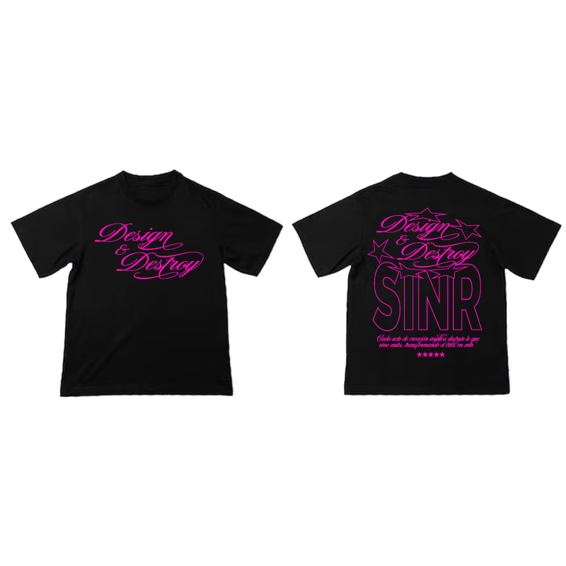 Camiseta Oversize  Wash Negra | Sin Retorno - Drop 2