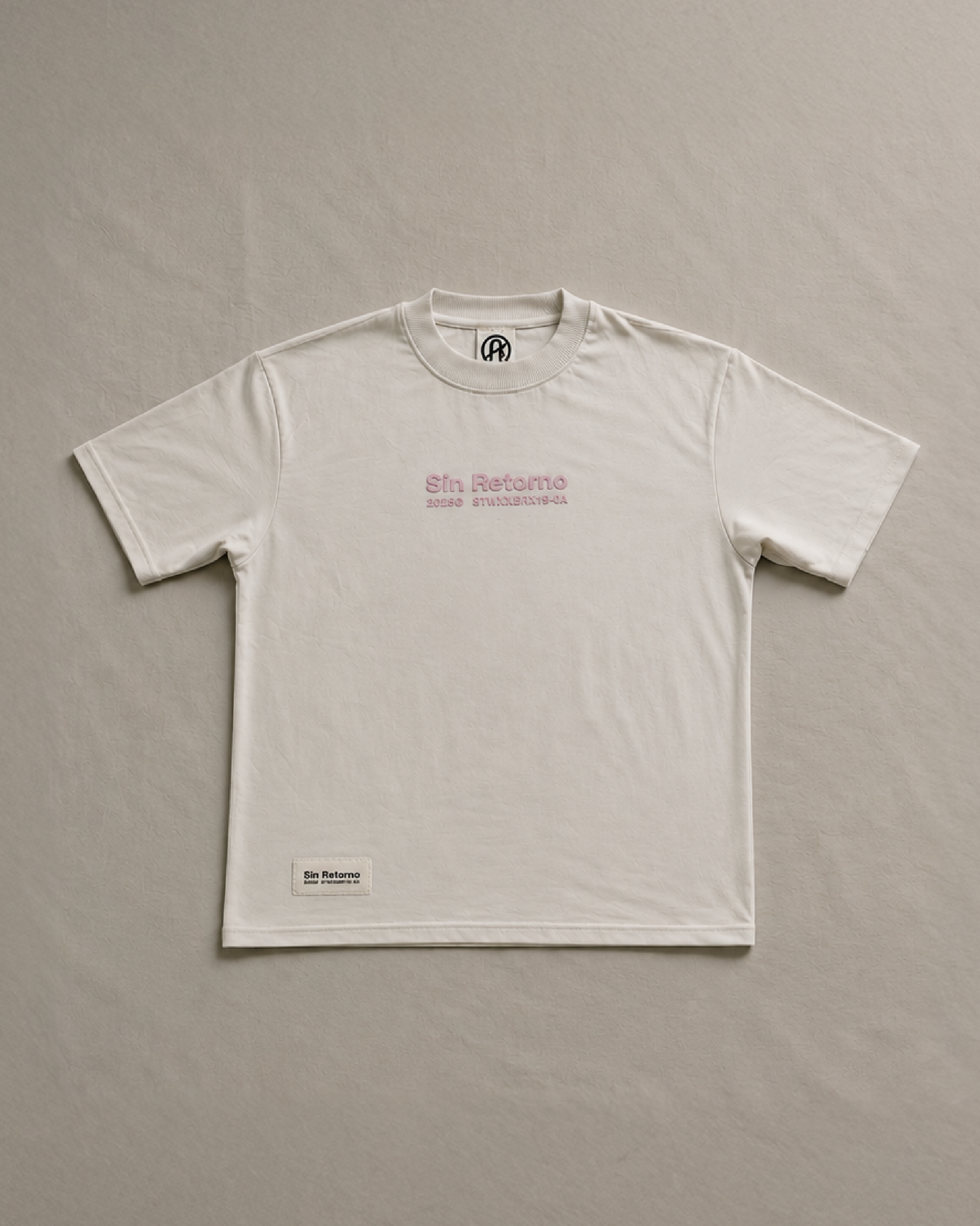Sin Retorno Oversize T-shirt Blanca Lila